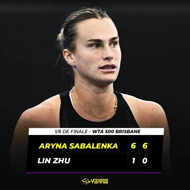 Aryna Sabalenka vào tứ kết Brisbane International - Ảnh 1.