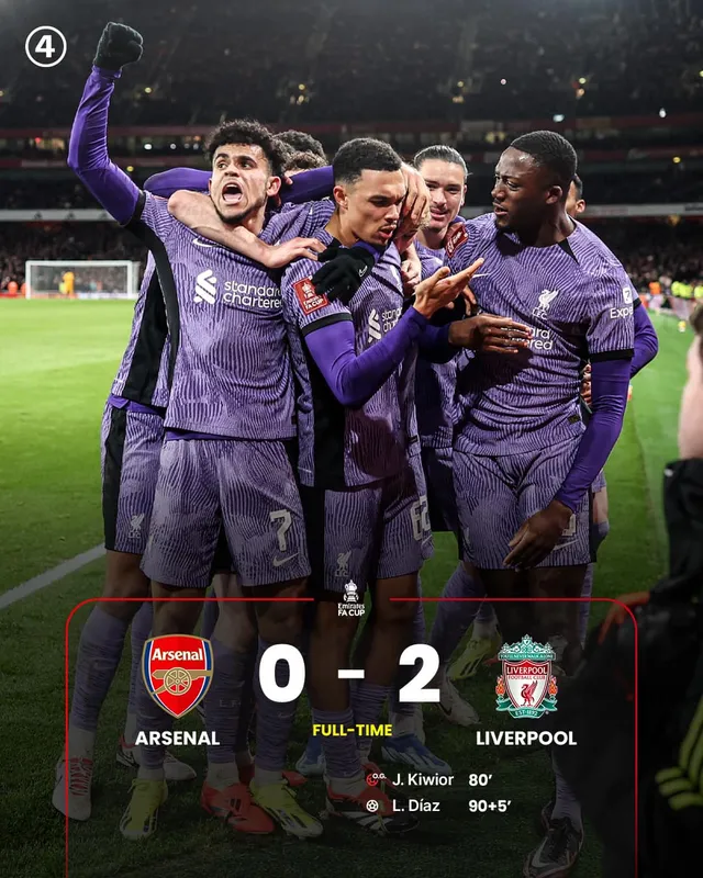 Liverpool đánh bại Arsenal ngay tại Emirates | Vòng 3 cúp FA - Ảnh 1.