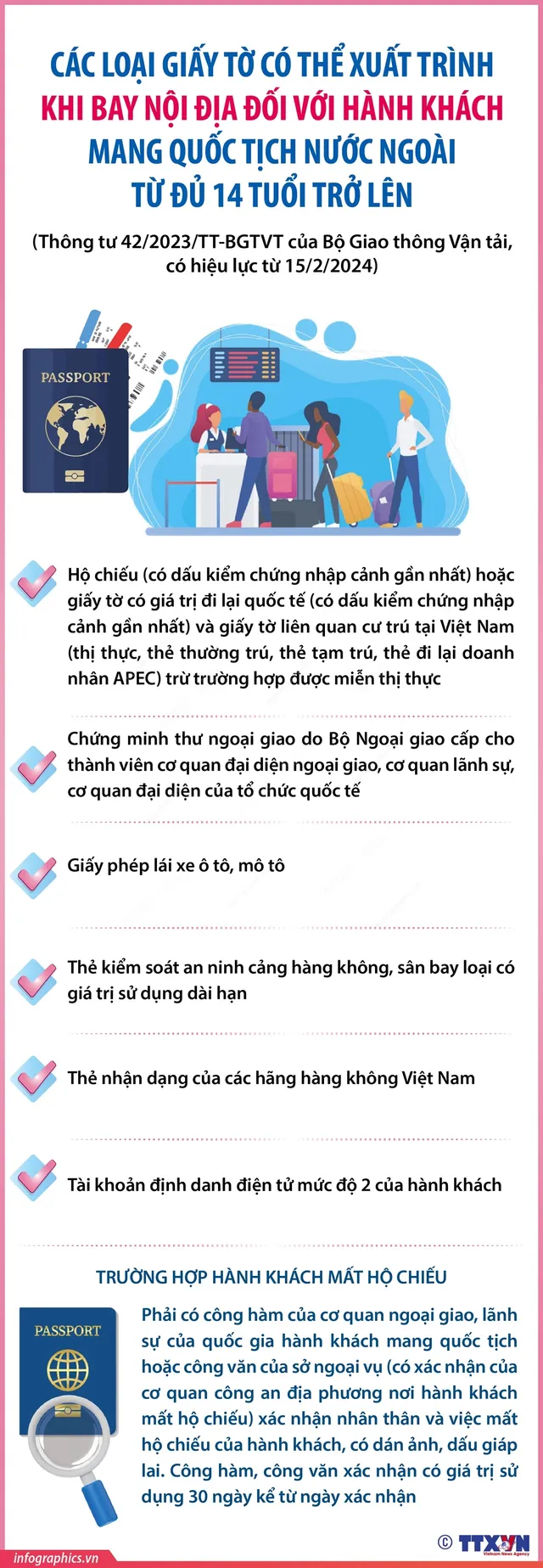 Các loại giấy tờ có thể xuất trình khi đi máy bay từ 15/2 - Ảnh 2.