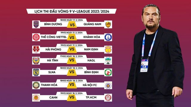 Vòng 9 V.League 2023/24: Vòng đấu của những tân HLV - Ảnh 1.