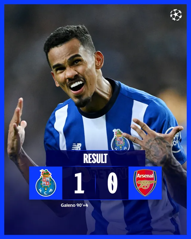 UEFA Champions League | Arsenal thua Porto ở phút bù giờ, Barcelona hòa Napoli - Ảnh 1.