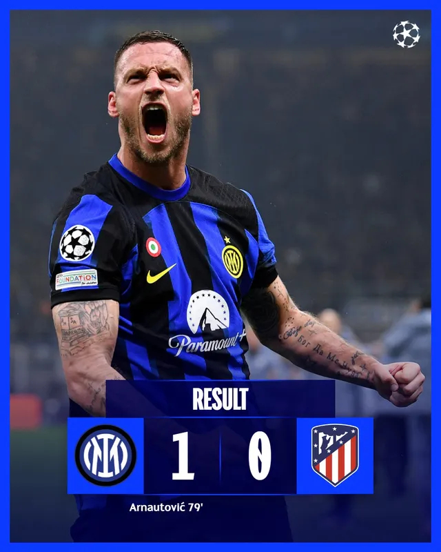 UEFA Champions League | Inter Milan thắng Atletico, Dortmund hòa PSV - Ảnh 1.