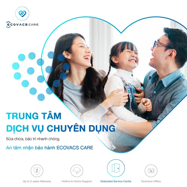 Ecovacs tung gói hậu mãi đặc biệt ECOVACS CARE cho robot hút bụi thông minh - Ảnh 2.