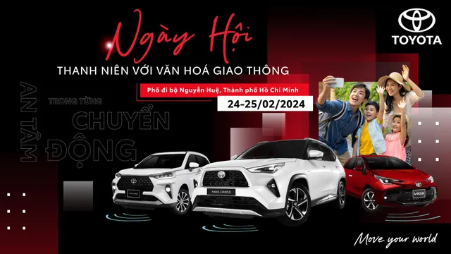 Đón 2024 cùng “Ngày hội Thanh niên với văn hóa giao thông năm 2024” của Toyota - Ảnh 1.