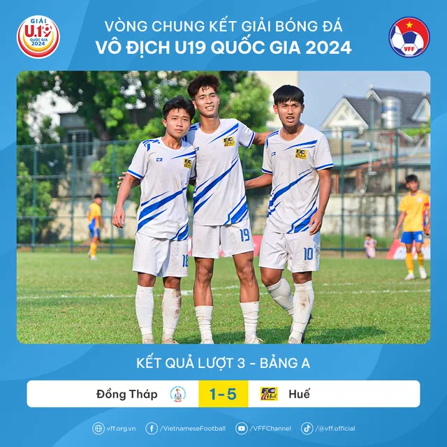 PVF và Huế giành quyền vào tứ kết giải VĐ U19 Quốc gia 2024 - Ảnh 1.