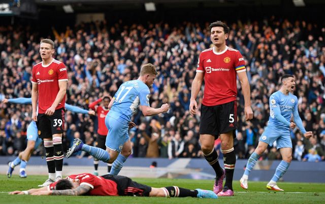 Thành tích derby Manchester của các HLV Man Utd trong kỷ nguyên của Pep Guardiola - Ảnh 3.