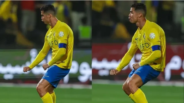 Ronaldo bị treo giò sau màn ăn mừng phản cảm - Ảnh 1.