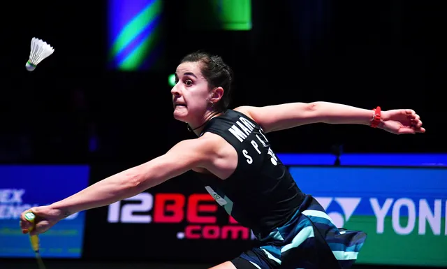 Carolina Marin vô địch đơn nữ giải cầu lông toàn Anh   - Ảnh 1.