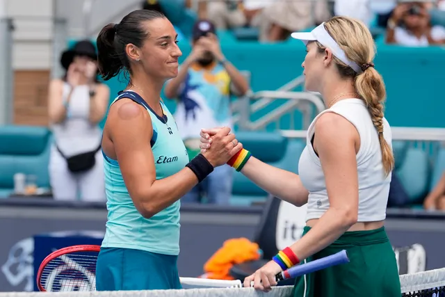 Danielle Collins giành chiến thắng bất ngờ trước Caroline Garcia tại tứ kết Miami mở rộng - Ảnh 3.