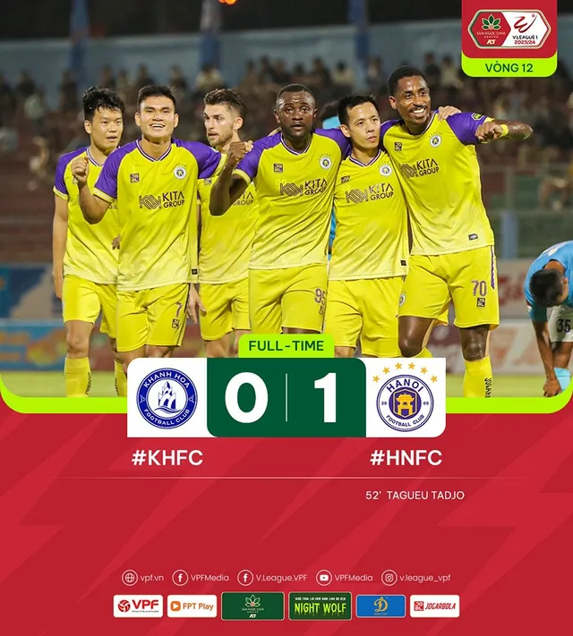 Highlights | CLB Khánh Hòa 0-1 CLB Hà Nội (Vòng 12 V.League 2023/24) - Ảnh 1.
