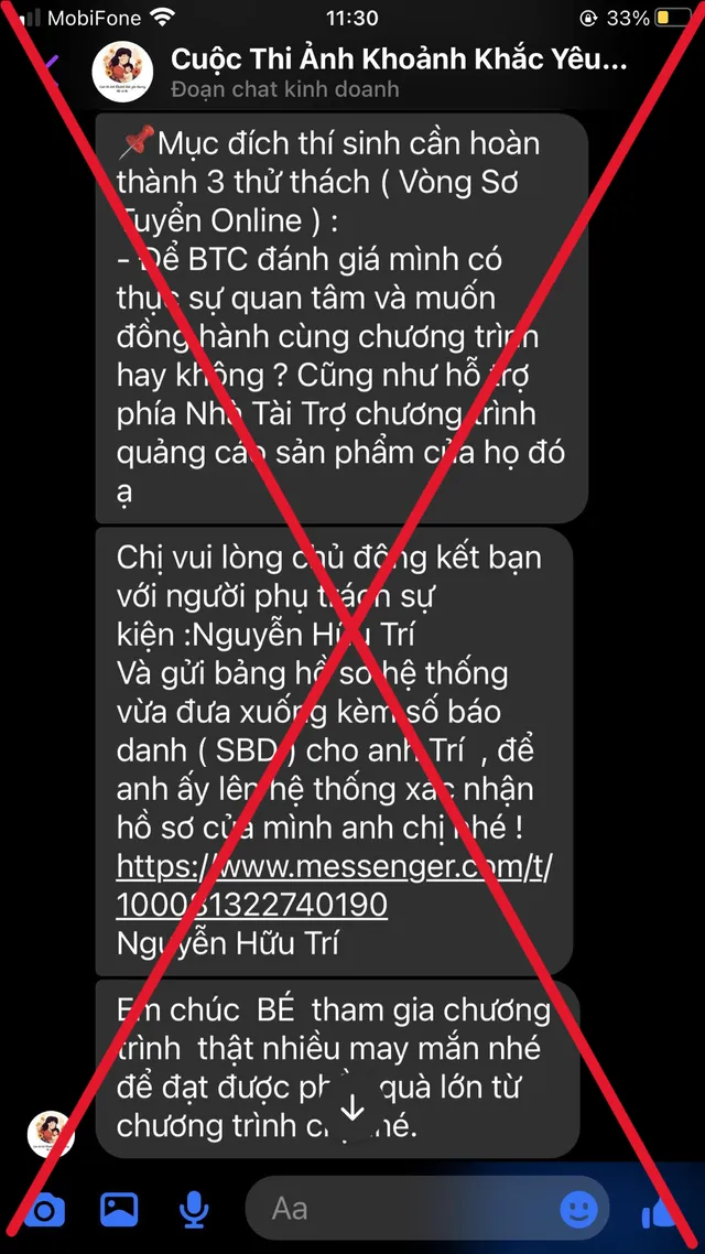 Cảnh giác trò lừa đảo mạo danh VTV tổ chức Cuộc Thi Ảnh Khoảnh Khắc Yêu Thương Mẹ và Bé - Ảnh 2.