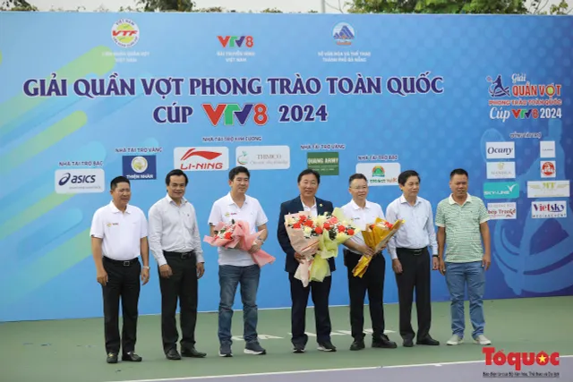 Giải Quần vợt phong trào toàn quốc Cup VTV8 năm 2024 để lại nhiều ấn tượng - Ảnh 1.