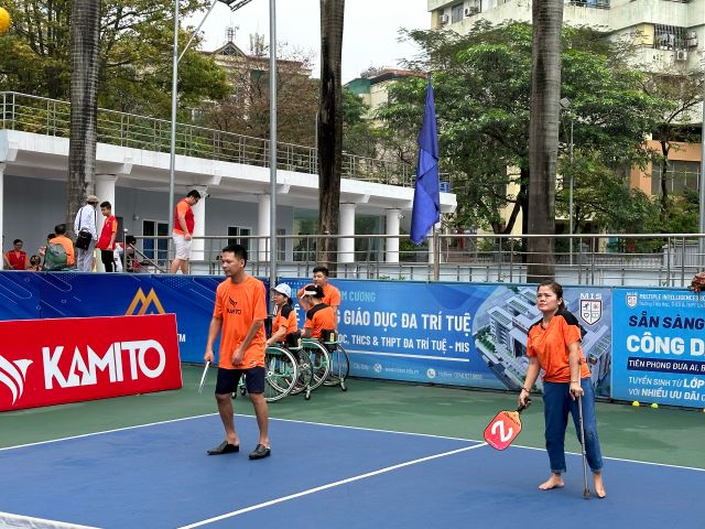 Chương trình chia sẻ và giao lưu môn Pickleball cùng người khuyết tật - Ảnh 3.