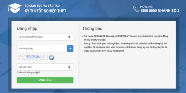 Hướng dẫn cách đăng ký dự thi tốt nghiệp THPT 2024 trực tuyến - Ảnh 1.