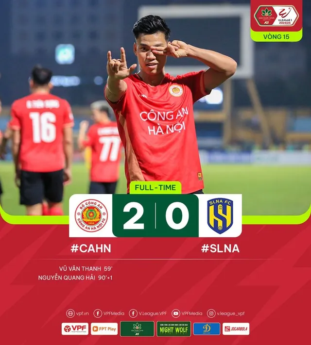 Highlights | Công An Hà Nội - Sông Lam Nghệ An (Vòng 15 V.League 2023/34) - Ảnh 1.