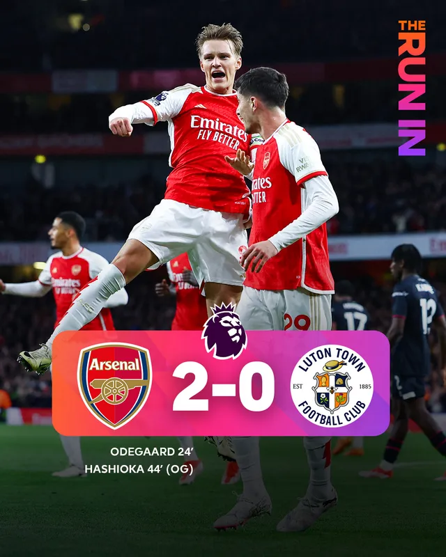 Ngoại hạng Anh: Arsenal - Man City cùng thắng, cuộc đua tam mã vẫn khốc liệt - Ảnh 2. Ngoại hạng Anh: Arsenal - Man City cùng thắng, cuộc đua tam mã vẫn khốc liệt - Ảnh 2.