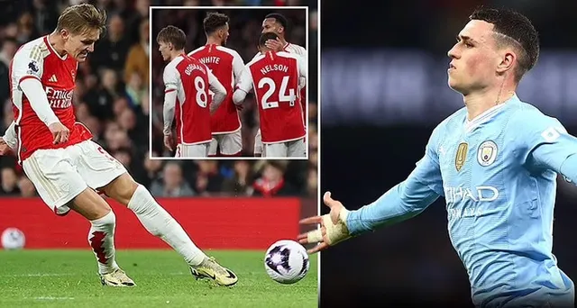 Ngoại hạng Anh: Arsenal - Man City cùng thắng, cuộc đua tam mã vẫn khốc liệt - Ảnh 1.