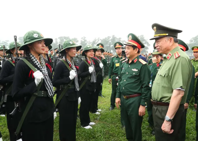Bộ Quốc phòng, Bộ Công an kiểm tra hợp luyện diễu binh, diễu hành kỷ niệm Chiến thắng Điện Biên Phủ - Ảnh 1. Bộ Quốc phòng, Bộ Công an kiểm tra hợp luyện diễu binh, diễu hành kỷ niệm Chiến thắng Điện Biên Phủ - Ảnh 1.