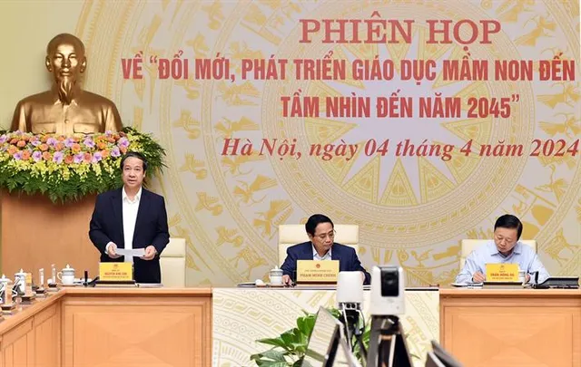 Thí điểm chương trình giáo dục mầm non mới trong 3 năm học - Ảnh 1. Thí điểm chương trình giáo dục mầm non mới trong 3 năm học - Ảnh 1.
