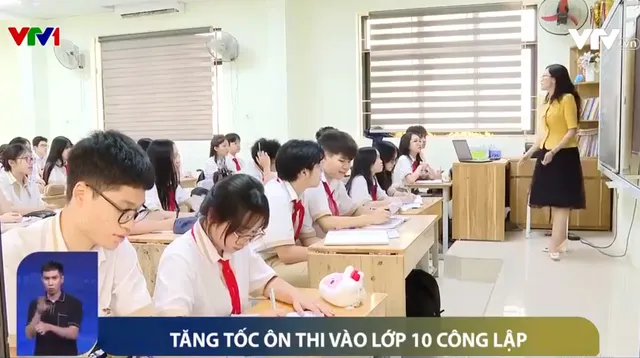 Học sinh thức khuya dậy sớm, tăng tốc ôn thi vào lớp 10 - Ảnh 1.