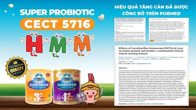 Suregrow - Dòng sữa có chứa siêu lợi khuẩn HMM với hiệu quả tăng cân đã được chứng minh - Ảnh 3.