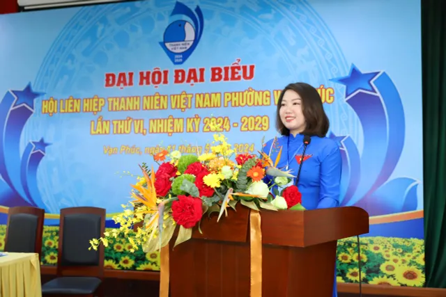 Phường Vạn Phúc tổ chức thành công Đại hội đại biểu Hội Liên hiệp Thanh niên Việt Nam phường lần thứ VI - Ảnh 1.