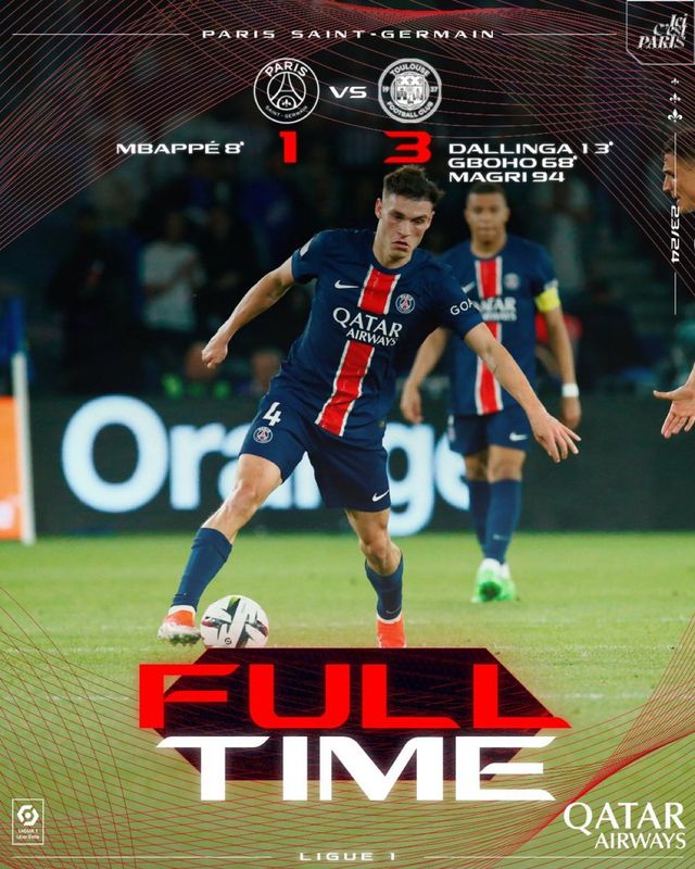 PSG bất ngờ nhận thất bại trước Toulouse - Ảnh 1.