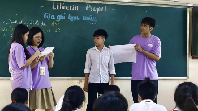 Học sinh Thủ đô mang con chữ tới trẻ em qua Libreria Project: Tựa Gió Họa Mây - Ảnh 3.