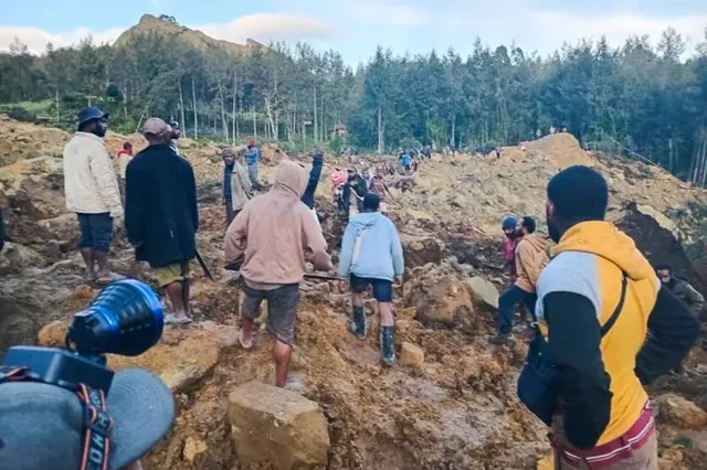 Lở đất nghiêm trọng làm hàng trăm người thiệt mạng tại Papua New Guinea - Ảnh 1.