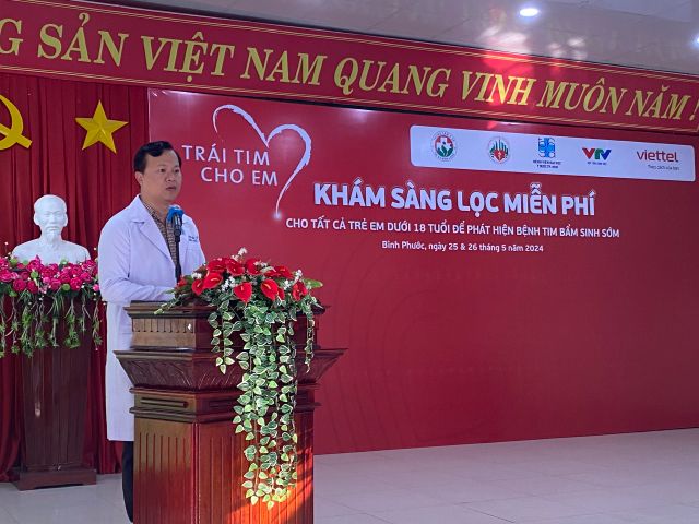 Chương trình “Trái tim cho em” tổ chức khám sàng lọc bệnh tim bẩm sinh tại tỉnh Bình Phước - Ảnh 4.
