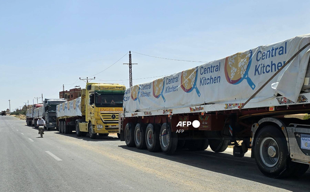 Thêm xe chở hàng cứu trợ tới Gaza - Ảnh 1.