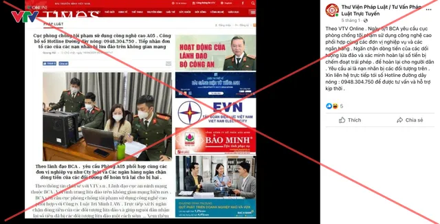 Fanpage tư vấn pháp luật mạo danh VTV Online đăng tin giả, có dấu hiệu lừa đảo - Ảnh 1.