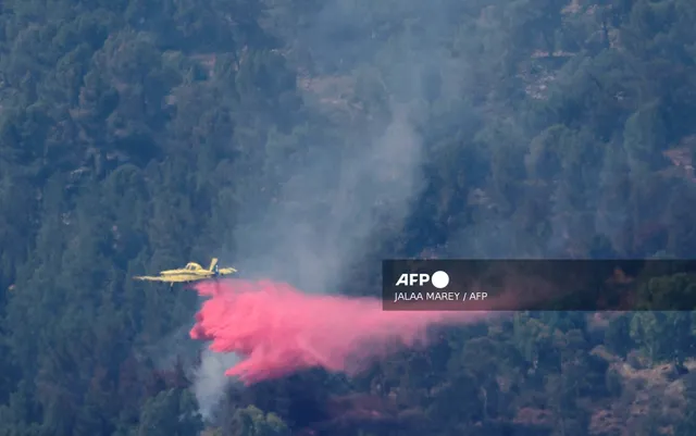 Cháy rừng dữ dội ở miền Bắc Israel sau khi Lebanon bắn tên lửa và UAV - Ảnh 2.