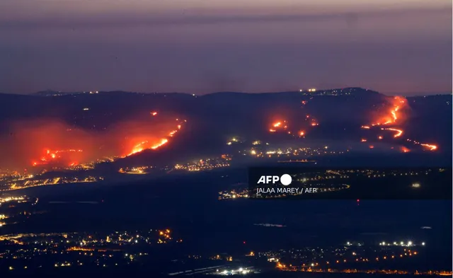 Cháy rừng dữ dội ở miền Bắc Israel sau khi Lebanon bắn tên lửa và UAV - Ảnh 1.