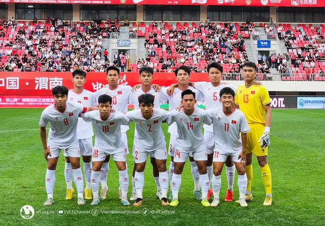 Đội tuyển U19 Việt Nam thua 0-1 trước chủ nhà U19 Trung Quốc trong trận ra quân tại giải U19 quốc tế 2024 - Ảnh 1.