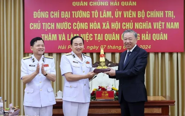 Chủ tịch nước: Xây dựng Quân chủng Hải quân thực sự trong sạch, vững mạnh - Ảnh 2.