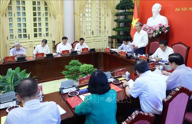 Chủ tịch nước Tô Lâm chủ trì phiên họp thứ 3 Ban chỉ đạo Tổng kết 40 năm đổi mới - Ảnh 1.
