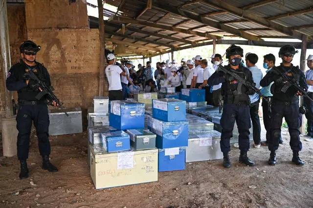 Campuchia thiêu hủy số ma túy trị giá gần 70 triệu USD - Ảnh 1.