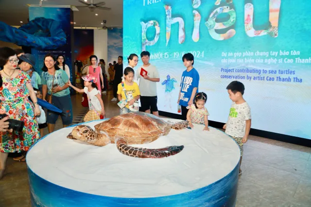Đặc sắc triển lãm 1001 rùa biển bằng gốm - Ảnh 3.