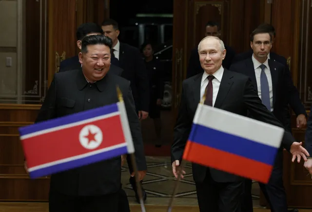 Những hoạt động trong chuyến thăm chính thức Triều Tiên của Tổng thống Nga Putin - Ảnh 1.