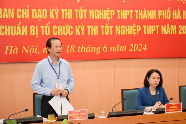 Trưởng Ban Chỉ đạo QG về thi tốt nghiệp THPT 2024: Quán triệt tinh thần không lơ là, chủ quan - Ảnh 1.