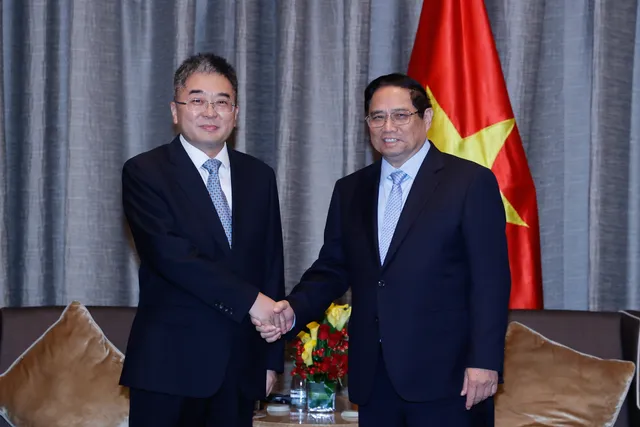 Thủ tướng Phạm Minh Chính tiếp lãnh đạo các tập đoàn hàng đầu Trung Quốc - Ảnh 1.