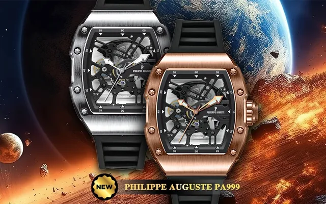 Khám phá sự tinh tế & đẳng cấp với thiết kế đồng hồ Philippe Auguste PA999 mới nhất - Ảnh 1.