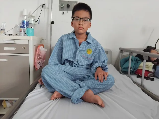 Bệnh nhi 10 tuổi mắc bệnh tim bẩm sinh ở Nam Định đã được ra viện - Ảnh 1.