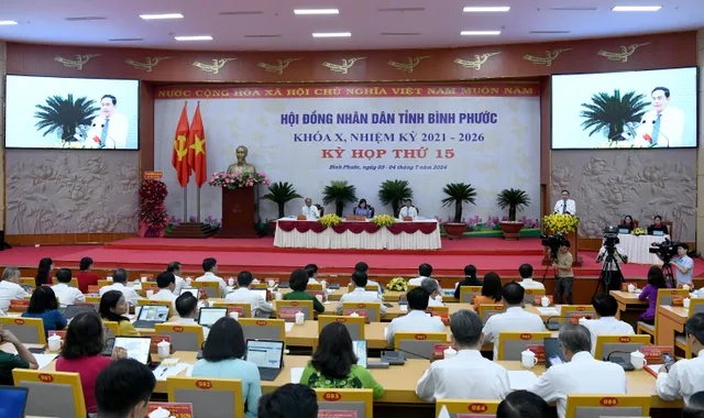 Chủ tịch Quốc hội Trần Thanh Mẫn dự khai mạc Kỳ họp của HĐND tỉnh Bình Phước - Ảnh 1.