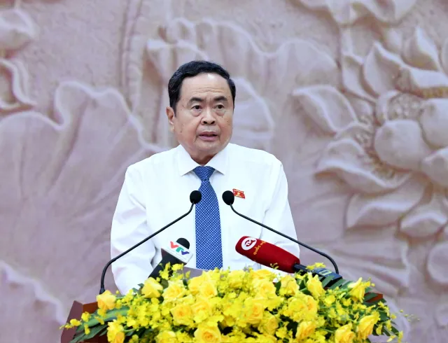 Chủ tịch Quốc hội Trần Thanh Mẫn dự khai mạc Kỳ họp của HĐND tỉnh Bình Phước - Ảnh 2.