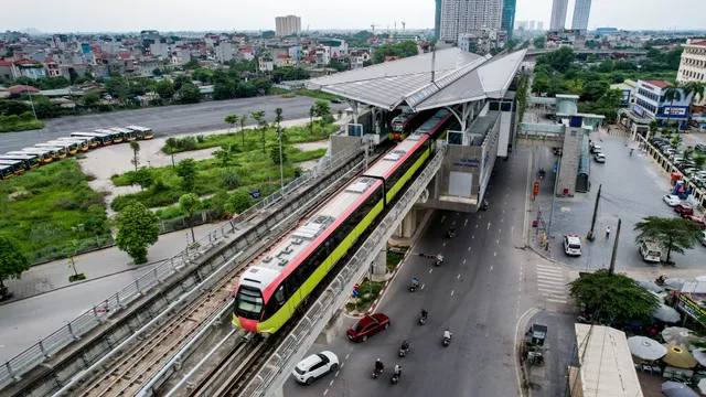 Đường sắt đô thị Nhổn - ga Hà Nội hoàn thành thi công đoạn trên cao - Ảnh 3.
