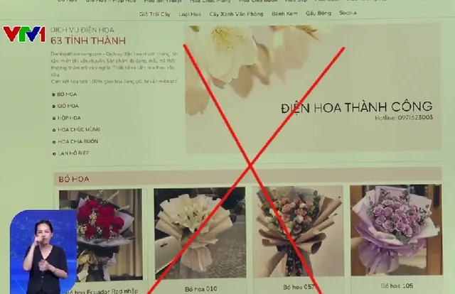 Giả mạo website bán hoa trực tuyến trục lợi hàng chục tỷ đồng - Ảnh 1.