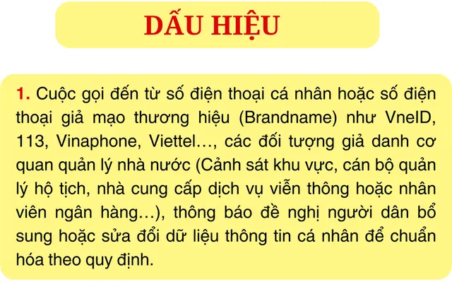 Nhận biết và phòng tránh lừa đảo chuẩn hóa thông tin cá nhân - Ảnh 1.