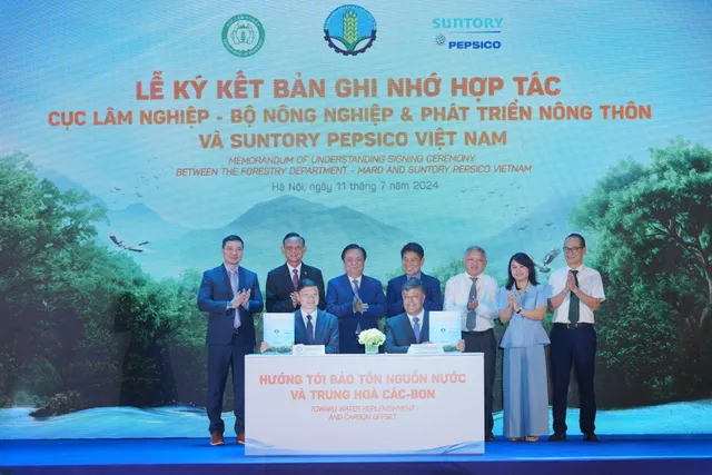 MOU signing to cooperate in Sustainable Forest Development, towards Water Replenishment and Carbon Offset - Ảnh 1.